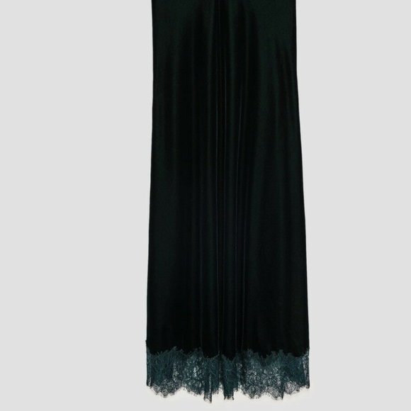 NWT ZARA LONG VELVET DRESS WITH LACE 2731/264 - Picture 11 of 11